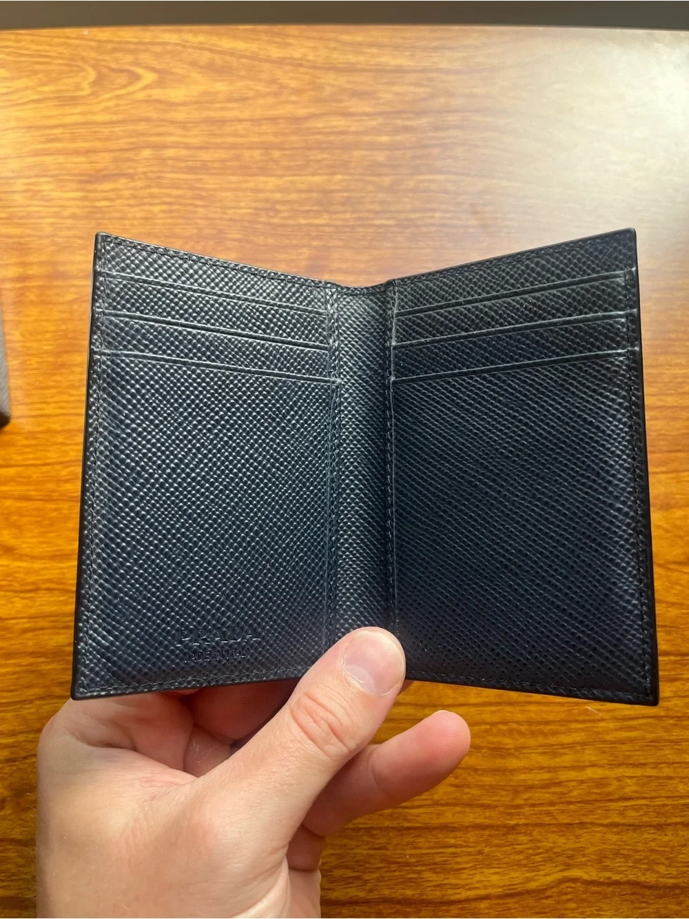 NWT Prada Saffiano Leather Card Holder